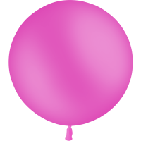 Ballon Latex Rond 90 cm 3&#039; Rose Fushia Qualit&eacute; Professionnelle
