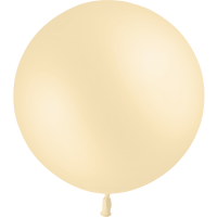Ballon Latex Rond 90 cm 3&#039; Vanille (Ivoire)  Qualit&eacute; Professionnelle