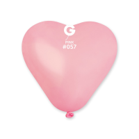 Ballons GEMAR  en Coeur 15 cm  (5) ROSE Bonbon poche de 100