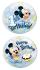 Ballon BUBBLES Qualatex 56cm de diamètre "Mickey 1 er anniversaire" Disney baby