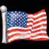 Ballon Alu Forme de drapeau AMERICAIN
