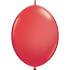 Ballons Qualatex Quicklink Rouge en poche de 50 Ballons 12" (30cm)