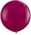 Ballon Latex Rond 90 cm 3' IBP Bordeaux