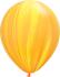Ballons Qualatex Superagate Jaune/Orange "11"(28cm) poche 25