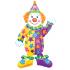 Ballon Alu Anagram Airwalker Forme de Clown 111 cm
