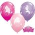 6 Ballon Qualatex en impression Princesses Assortis 11" (28cm)