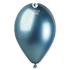 Ballon  12'' 30 cm SHINY Bleu en poche de 4 ballons