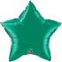 Solid colour star emerald green 20"