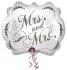 Ballon Alu Message  "MRS and MRS"