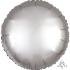 Ballon Alu Rond 18'' 45 cm Anagram Satin Luxe Platinum