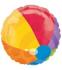 Ballon Alu forme de Ballon de Plage Multicolor 45 cm