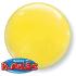 Ballon Bubble solide-colour 15" (37.5cm) Jaune par quatre