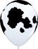 Ballon Qualatex Impression Peau de vache noir et blanc 11" (28cm) à l'unité