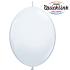 Ballons Qualatex Quicklink Blanc en poche de 50 Ballons 12" (30cm)