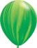 Ballons Qualatex Superagate Vert  "11"(28cm) poche 25