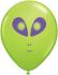 Ballons Qualatex Vert Anis "Lime green" 12.5 cm  (5") Tete d' Alien