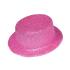 Chapeau Plastique HDF - Paillettes Rose