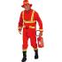 Costume Adulte Luxe de Pompier Taille M Chapeau Fibres Optiques