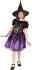 Costume Enfant Sorcière Noire et Violette Taille 5/6 ans