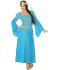 Costume adulte Dame Médiéval bleue Taille XS/S, M/L et  XL
