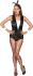 Costume adulte Lapin  "sexy" - Noir & Blanc Taille M