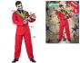 Costume Adulte Clown Joker Rouge Taille M/L