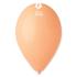 Ballon GEMAR 12'' 30 cm  Pêche (Macaron Pastel)  en poche de 50 ballons