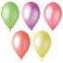 Ballon GEMAR 12'' 30 cm Fluorescent  Assortis en poche de 50 ballons