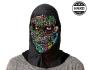 Masque Adulte PVC Tête de Mort Holographique