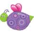 Ballon Alu Qualatex Forme d'insecte Volant "Cute flying Bug"  39''