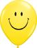 Ballons Qualatex 11" Jaune Smile Face Poche de 25 ballons