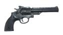 Revolver - plastique noir - 25 cm