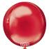Ballon Alu sphère ORBZ Rouge 40 cm