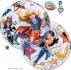 Ballon BUBBLES Qualatex 56cm de diamètre "Super Hero Girls " Comics QUALATEX