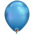 Ballons 11" Qualatex Chrome Blue  Poche de 100 Ballons