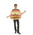 Costume adulte hamburger - Taille Unique