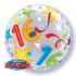 Ballon BUBBLES Qualatex 56cm de diamètre Chiffre 16 Anniversaire