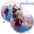 Ballon BUBBLES Qualatex 56cm de diamètre   La Reine  Des Neiges 2  Disney
