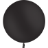 Ballon Latex Rond 90 cm 3' Noir (Black) Qualité Professionnelle