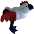 Chapeau velours Coq adulte - bleu, blanc et rouge