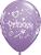 Ballon Rose impression Ruban d&#039;Octobre 11 (28cm) en sachet de 10 ballons