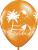Ballon Qualatex Impression Palmiers plages iles tropicales 11 (28cm)