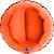 Ballon Alu Rond 18&#039;&#039; 45 cm Orange
