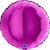 Ballon Alu Rond 18&#039;&#039; 45 cm Violet