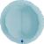 Ballon Alu Rond 36 90 cm Bleu Pastel