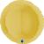 Ballon Alu Rond 36 90 cm Jaune Pastel