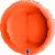 Ballon Alu Rond 36  90 cm  Orange